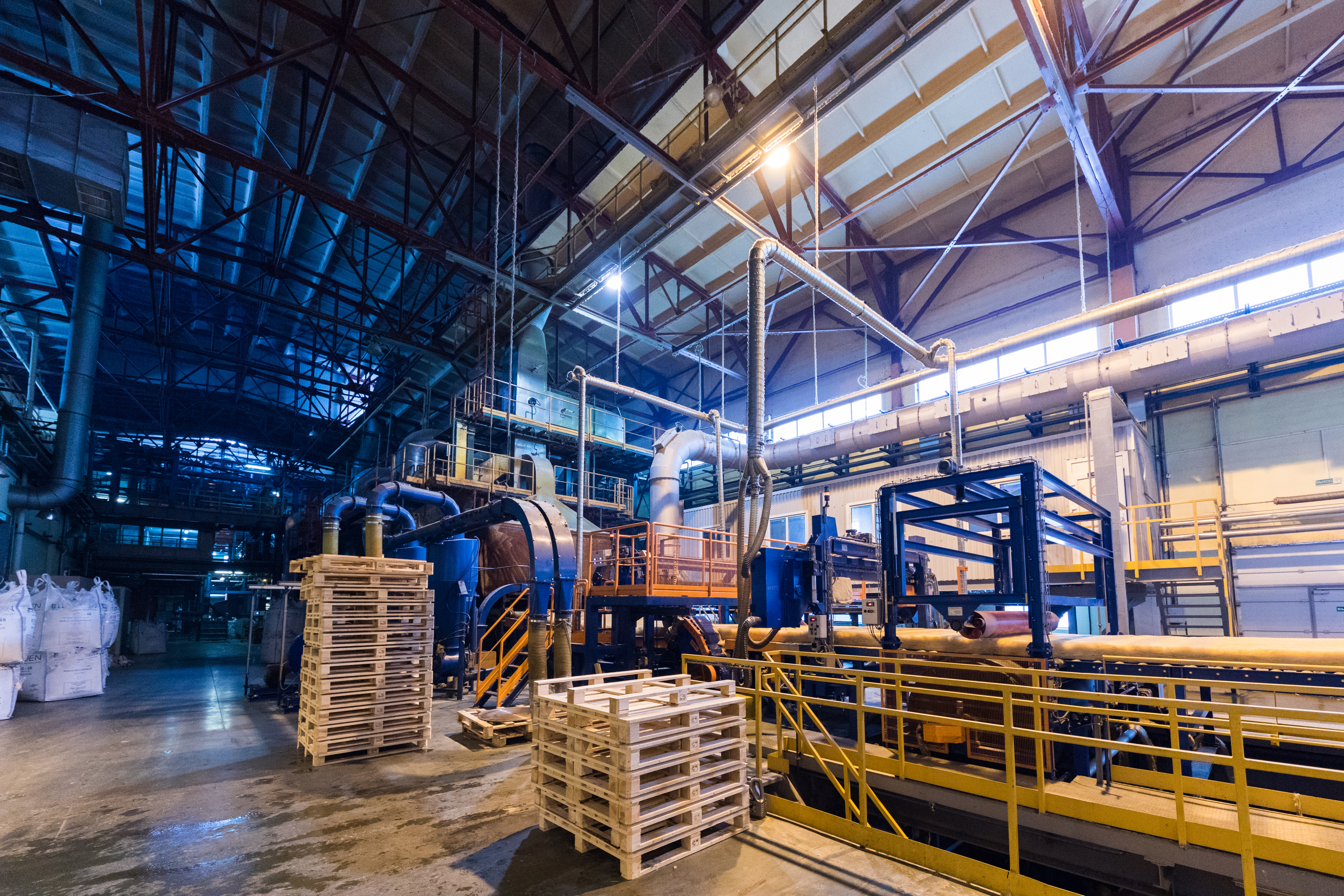 Estrutura para plataforma industrial